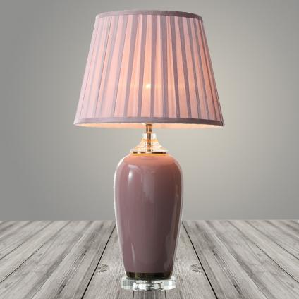 Настольная лампа TGTL8002RS/1TL RS розовый 1х60W E27 h620, XUAN22